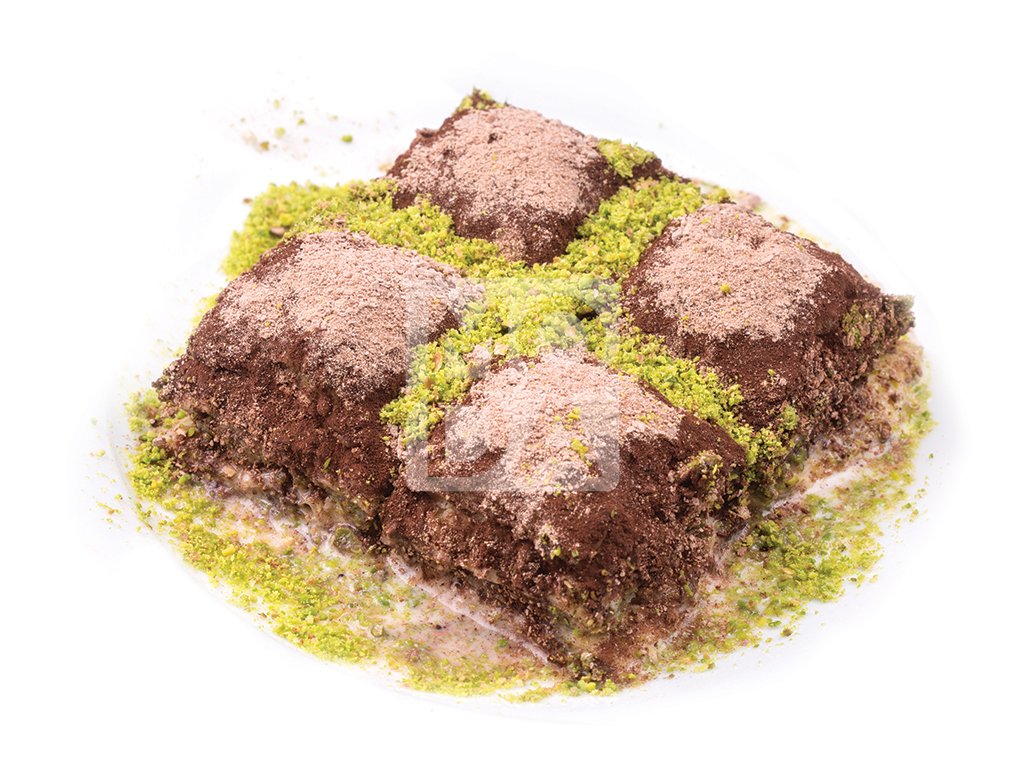 Baklava, Cold Milky with Pistachio, 48pcs, 7lbs (3170g)- #340799