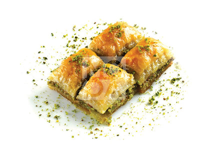 Baklava with Double Walnut, 72pcs, 6lbs (2700g)- #340751