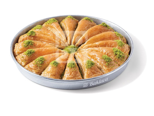 Baklava, Carrot Slice with Pistachio, 16pcs, 3.5lbs (1590g)- #340775