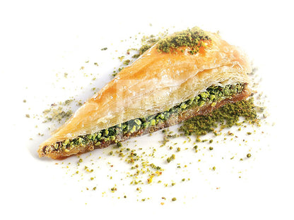 Baklava, Carrot Slice with Pistachio, 16pcs, 3.5lbs (1590g)- #340775