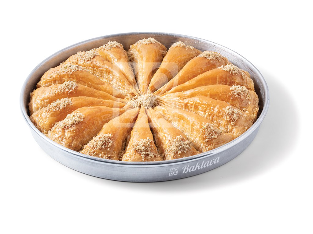 Baklava, Carrot Slice with Walnut, 16pcs, 3.5lbs (1590g)- #340782