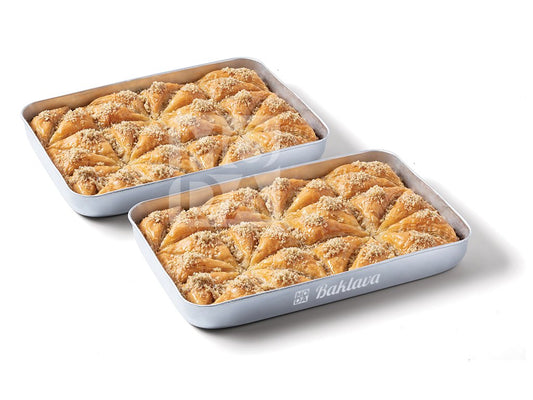 Baklava, Triangle Slice with Walnut, 48pcs, 6lbs (2700g)- #680009