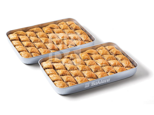 Baklava, Homemade Style with Walnut, 70pcs, 6.2lbs (2800g)- #340812