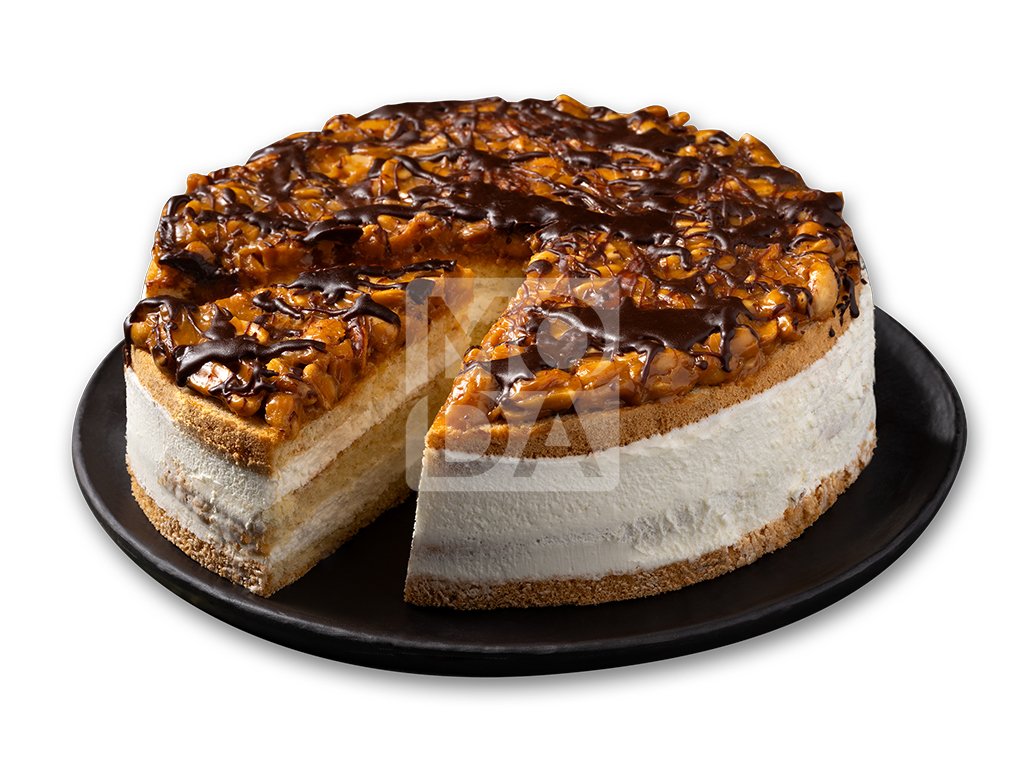 Cake, Peanut Party, Pre-Sliced (9"), 12pcs x 110g = 2.9lbs (1320g)- #680160