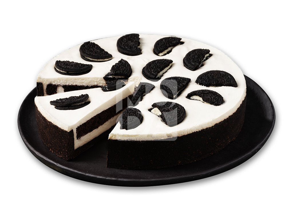Cake, Oreo, Pre-Sliced (9"), 12pcs x 110g = 2.9lbs (1320g)- #680153