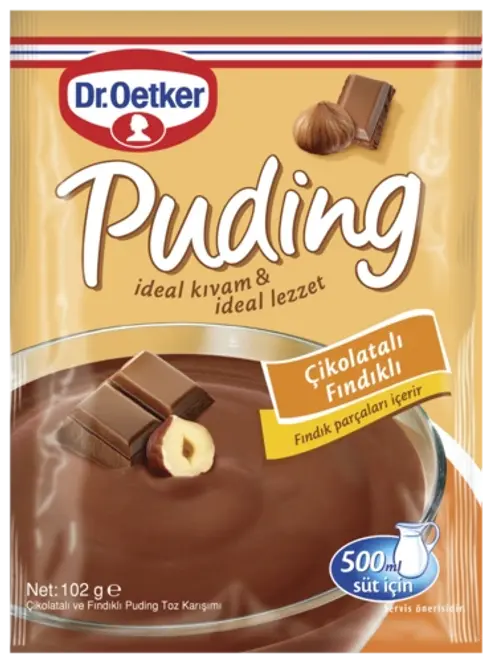 DR.OETKER CIKOLATA FINDIKLI PUDING 24 X 102 gr