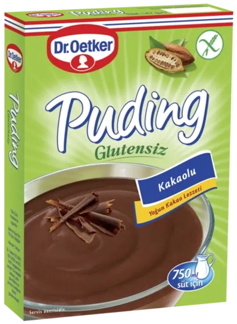 DR.OETKER GLUTENSIZ KAKAOLU PUDING 8 X 147 gr