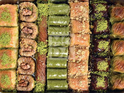 Baklava, Assorted, Party Pack, 2.75lbs (1250g)- #520271