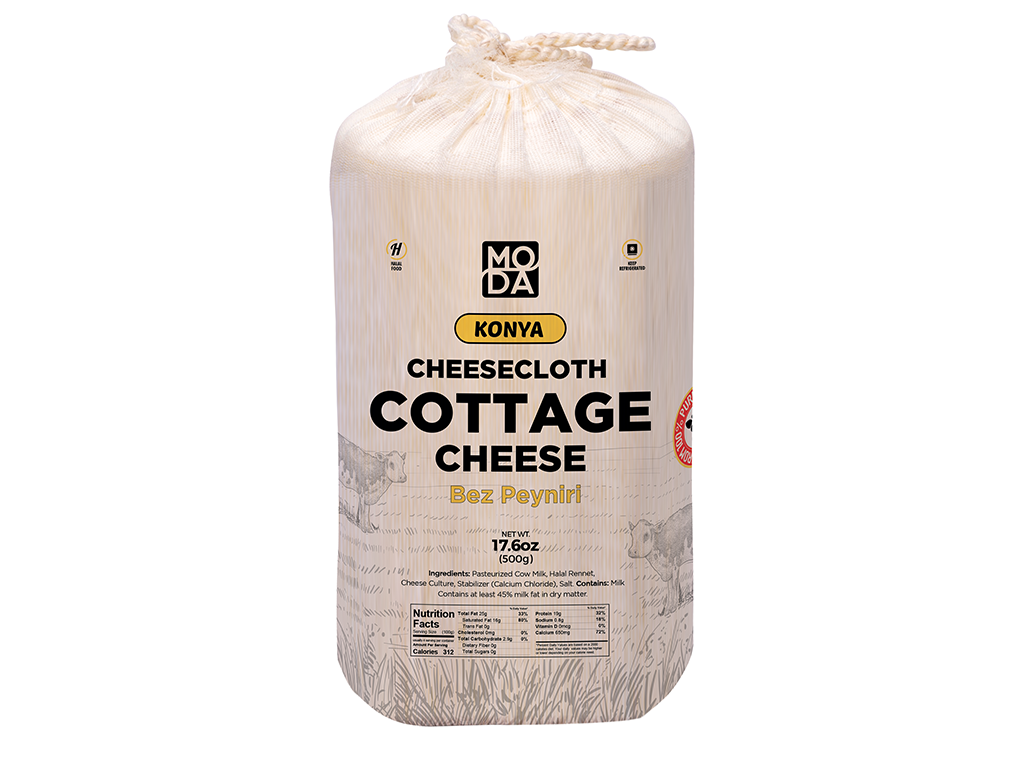 Cheesecloth Cottage Cheese (Bez Peyniri), 17.6oz (500g) x 12pack - #680320