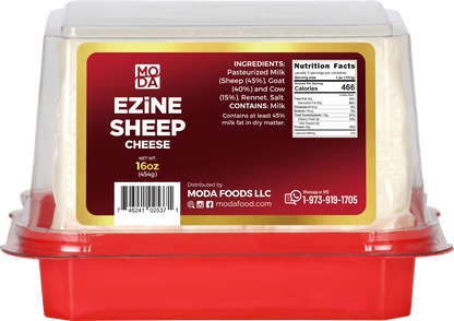 Ezine Sheep Cheese, Pre-Sliced, Red Label, 16oz (454g) x 8pack - #520462