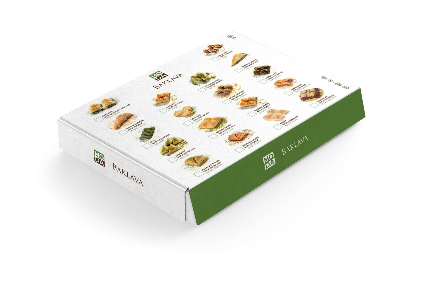 Baklava with Chocolate, 70pcs, 6.5lbs (2950g)- #340737