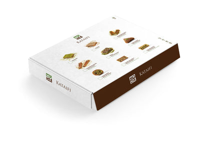 Kataifi, Gold Balloriya with Pistachio, 60pcs, 6.1lbs (2760g)- #680658
