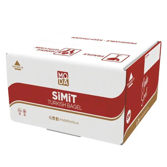 Moda, Bulk Turkish Sesame Bagel (Simit Dokme ), Par-Baked, 110gr x 56pcs