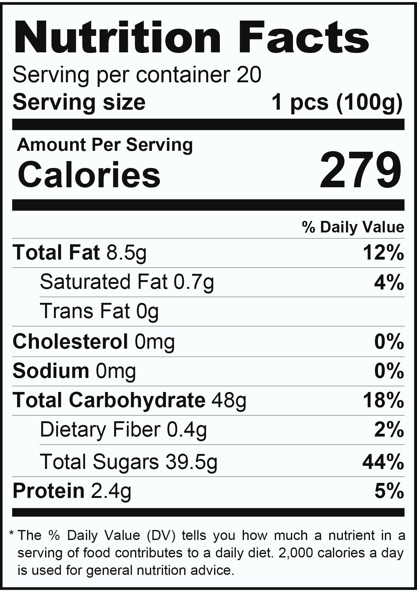 Revani with Clotted Cream and Almond, Party Pack, 4.4lbs (2000g) - #680214