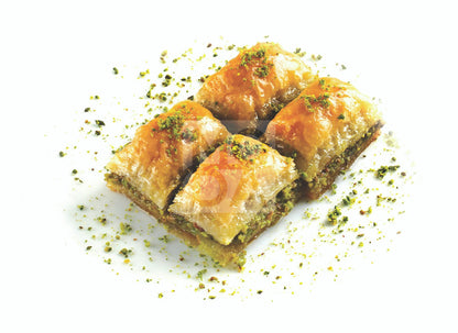 Baklava with Double Pistachio, Party Pack, 36pcs, 3lbs (1350g) - #520103