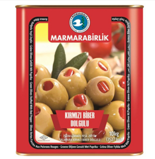 mb-green-olives-4xl-w-red-pepper-141-160-22lb-10kg-can