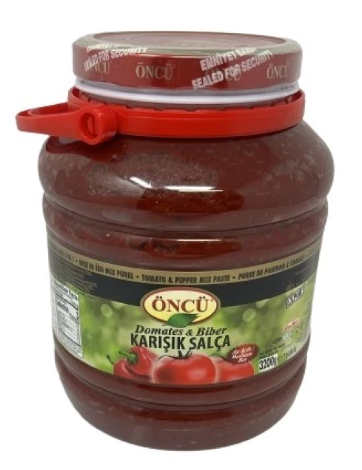MIX(TOMATO+PEPPER) PASTE PET JAR 3200GRX4