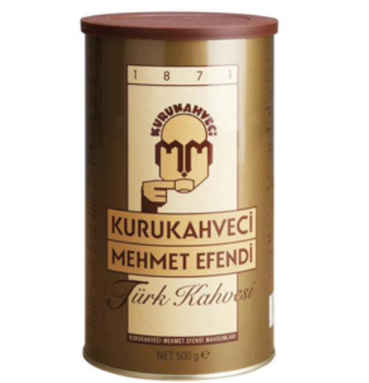 Mehmet Efendi Turkish Coffee 6x17.6oz (500g) Can 6ea/bx