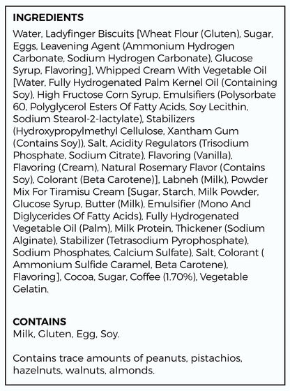 Tiramisu, Party Pack, 2.86lbs (1300g) - #680093