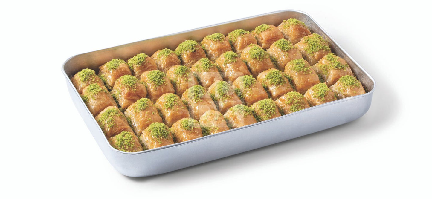 Baklava with Double Pistachio, Party Pack, 36pcs, 3lbs (1350g) - #520103