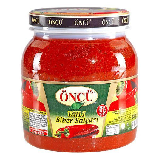 Oncu, Tatli Biber Salçası, Mild Pepper Paste, 1650gr x 6ea